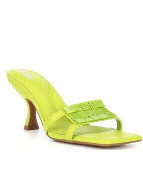 Gianni Bini Leather Sea-Shell Embellished Dress Sandals - Size 6.5 - NWOB